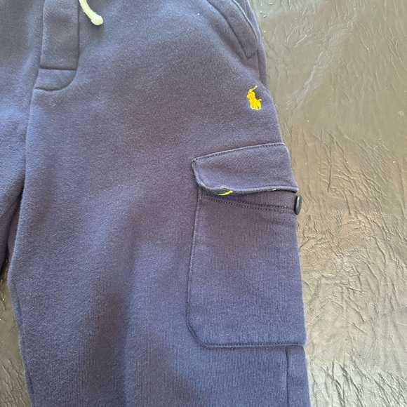 Polo Ralph Lauren Boys Cargo Sweatpants Jogger Size Medium - Picture 4 of 5